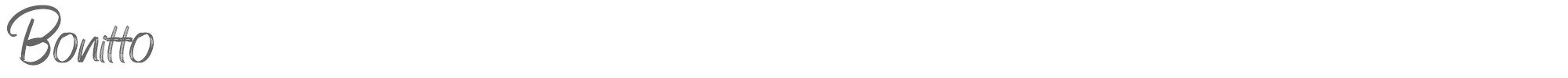 Bonitto Bonitto Regular_DEMO.otf font preview
